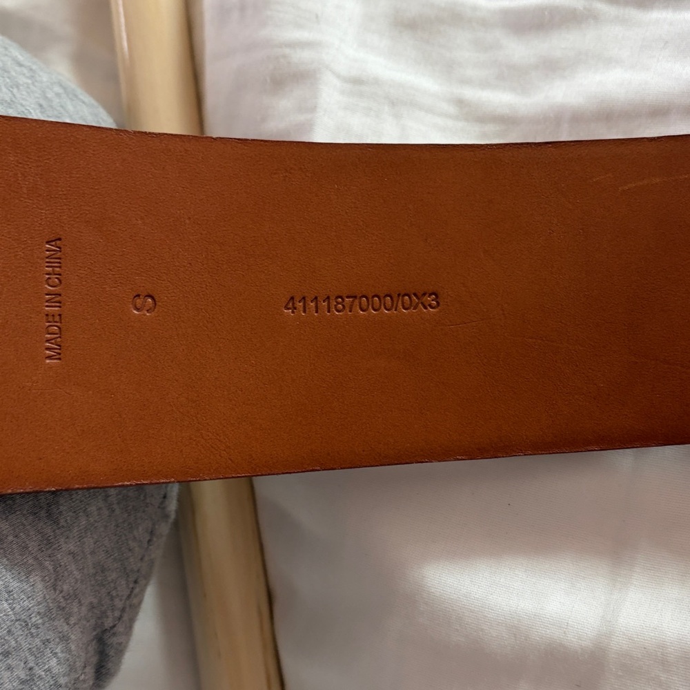 Ralph Lauren Tan Leather Belt with Gold-Tone Horsebit - Picture 4 of 4